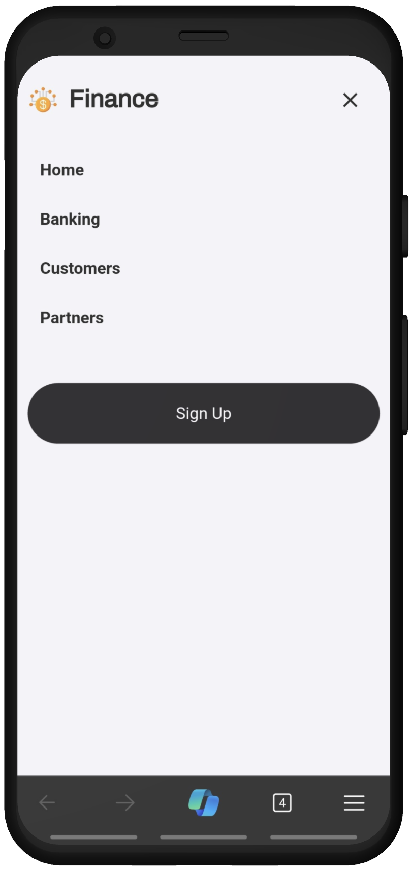 Mobile SideBar